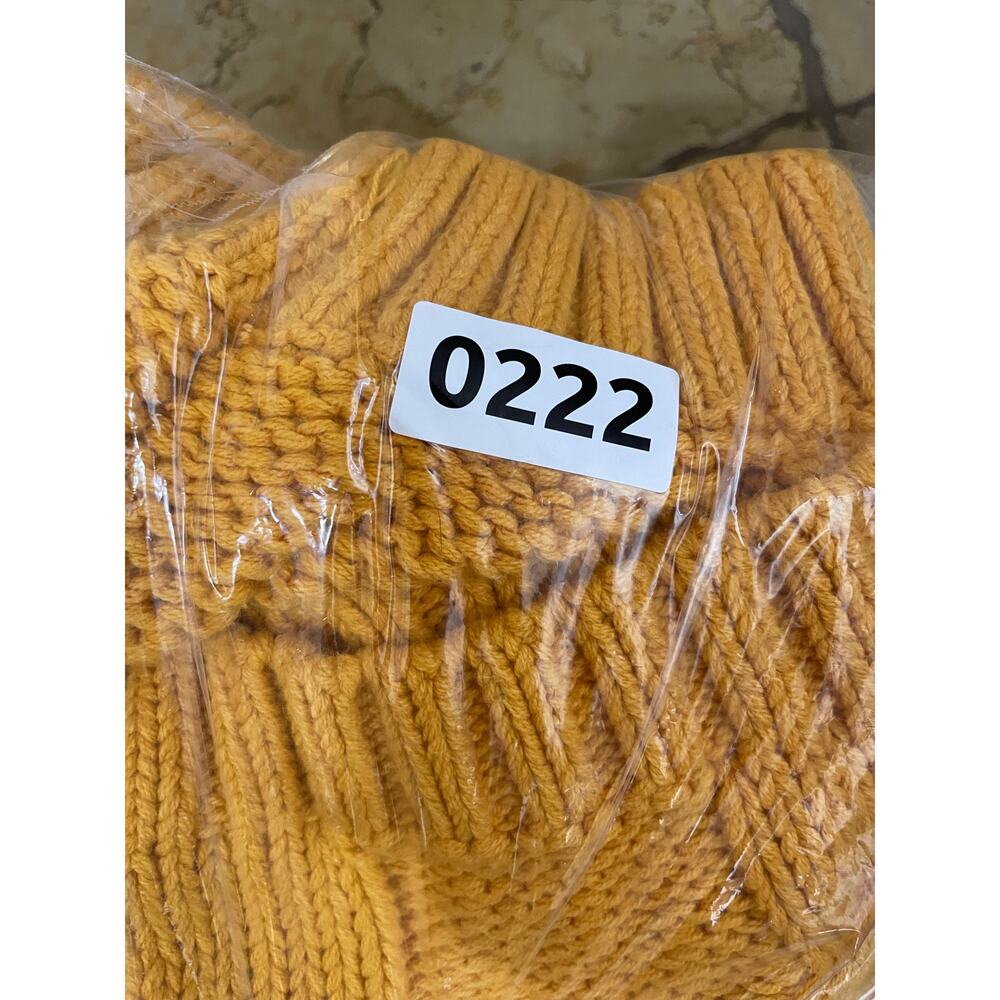 Womens Sweater Sz M Cable Knit Chunky Thick Cozy Balloon Sleeves Oversized Cabin - Picture 7 of 7